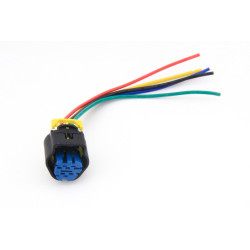 Bosch F02U.B00.751-01 Connector – 5-Pin Trapezoidal for Pressure Sensors