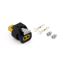Obudowa wtyczki 2-pin VAG 4F0973702F z blokadą