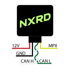 MPX CAN Lexus IS200 – Cluster & HVAC for EMU Black / MaxxECU / rusEFI